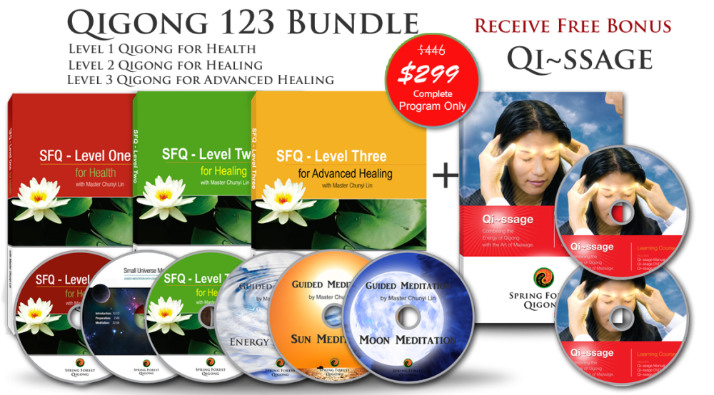 Master Chunyi Lin - Spring Forest Qigong Level 1, 2, and 3 with Bonus - Qi~ssage Learning Course