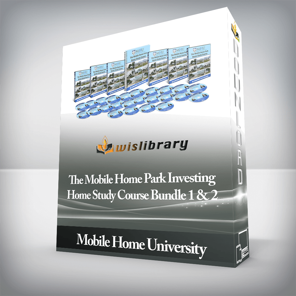 Mobile Home University - The Mobile Home Park Investing Home Study Course Bundle 1 & 2