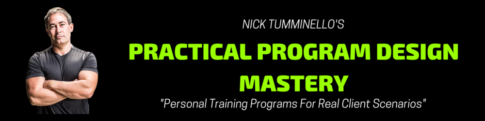 Nick Tumminello - Practical Program Design Mastery Digital Course