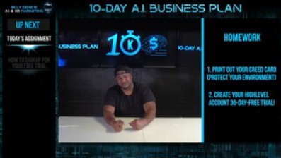 Billy s 10-Day A.I. Business Blueprint