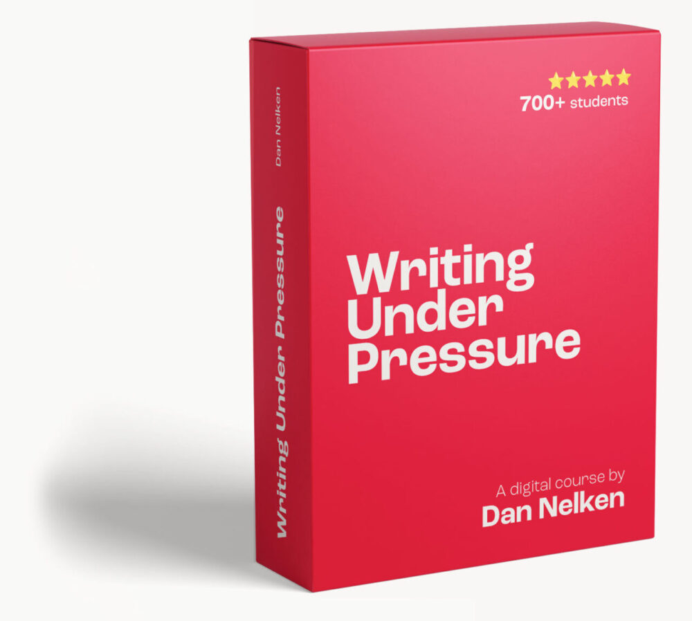 Dan Nelken - Writing Under Pressure