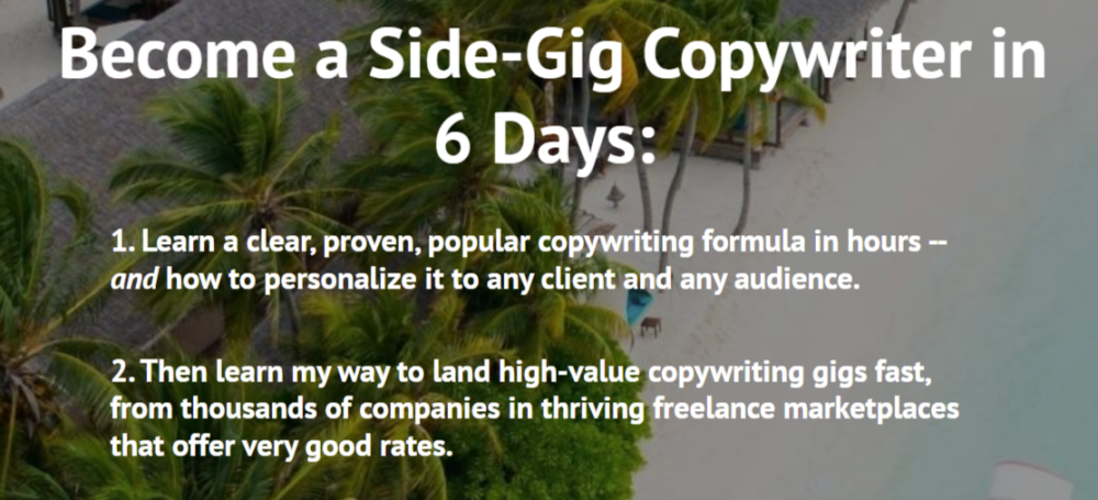 David Wimberley - Side-Gig Copywriter in 6 Days