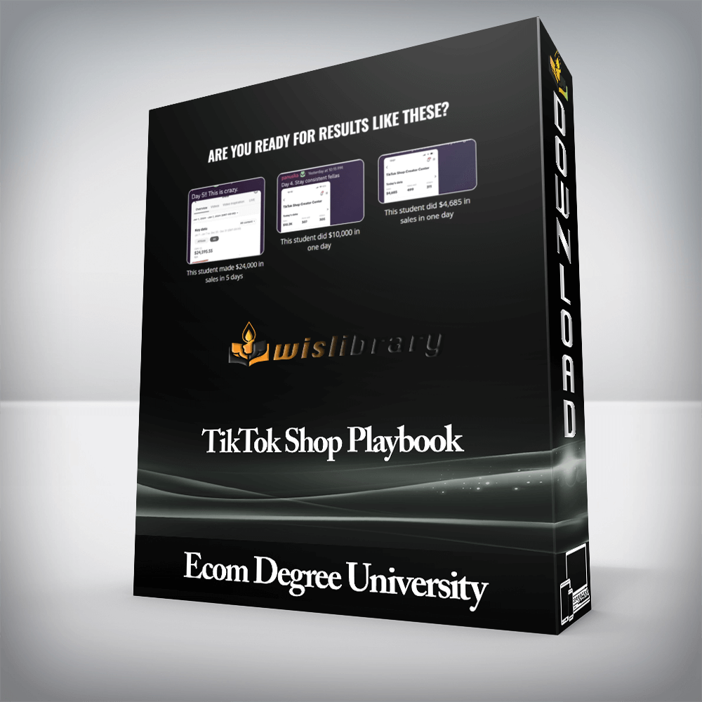 Ecom Degree University - TikTok Shop Playbook