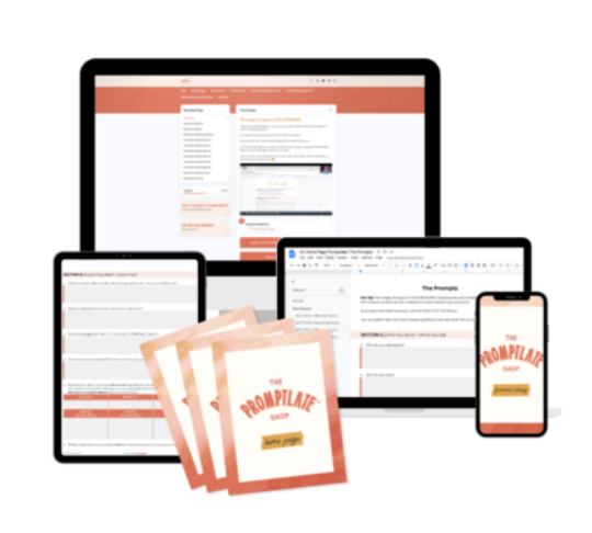 Jessica Jordana - The Website Bundle Promptlates