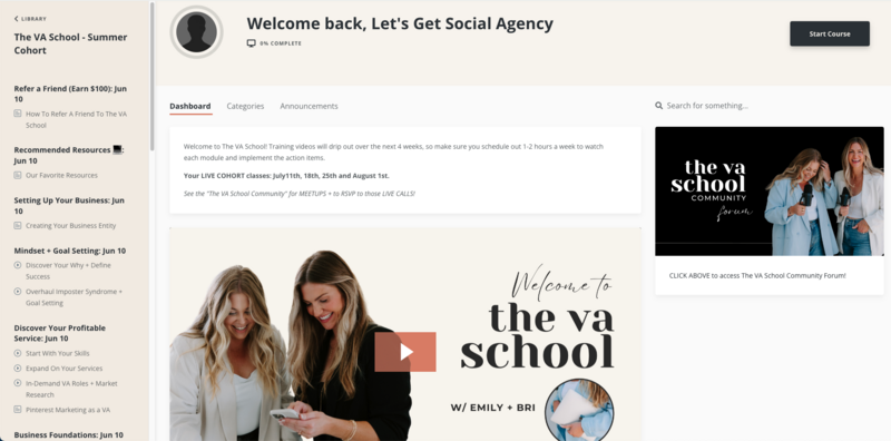 Lets Get Social Agency - The VA School