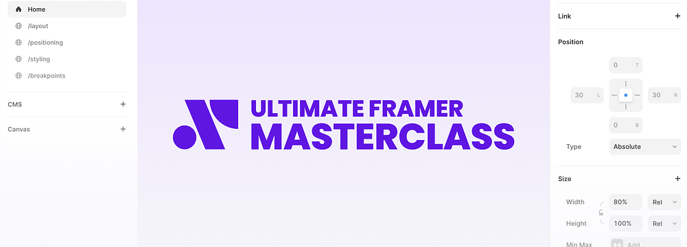 Ryan Hayward - Ultimate Framer Masterclass 2.0