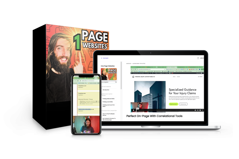 SEO Jesus - One Page Website