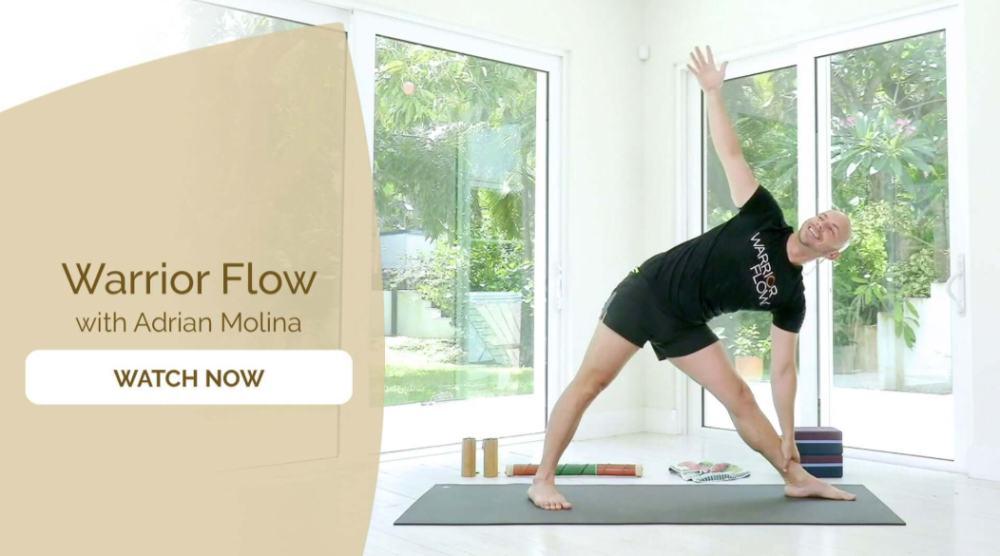 Adrian Molina - Warrior Flow Yoga for Strength & Flexibility Live Class Replays