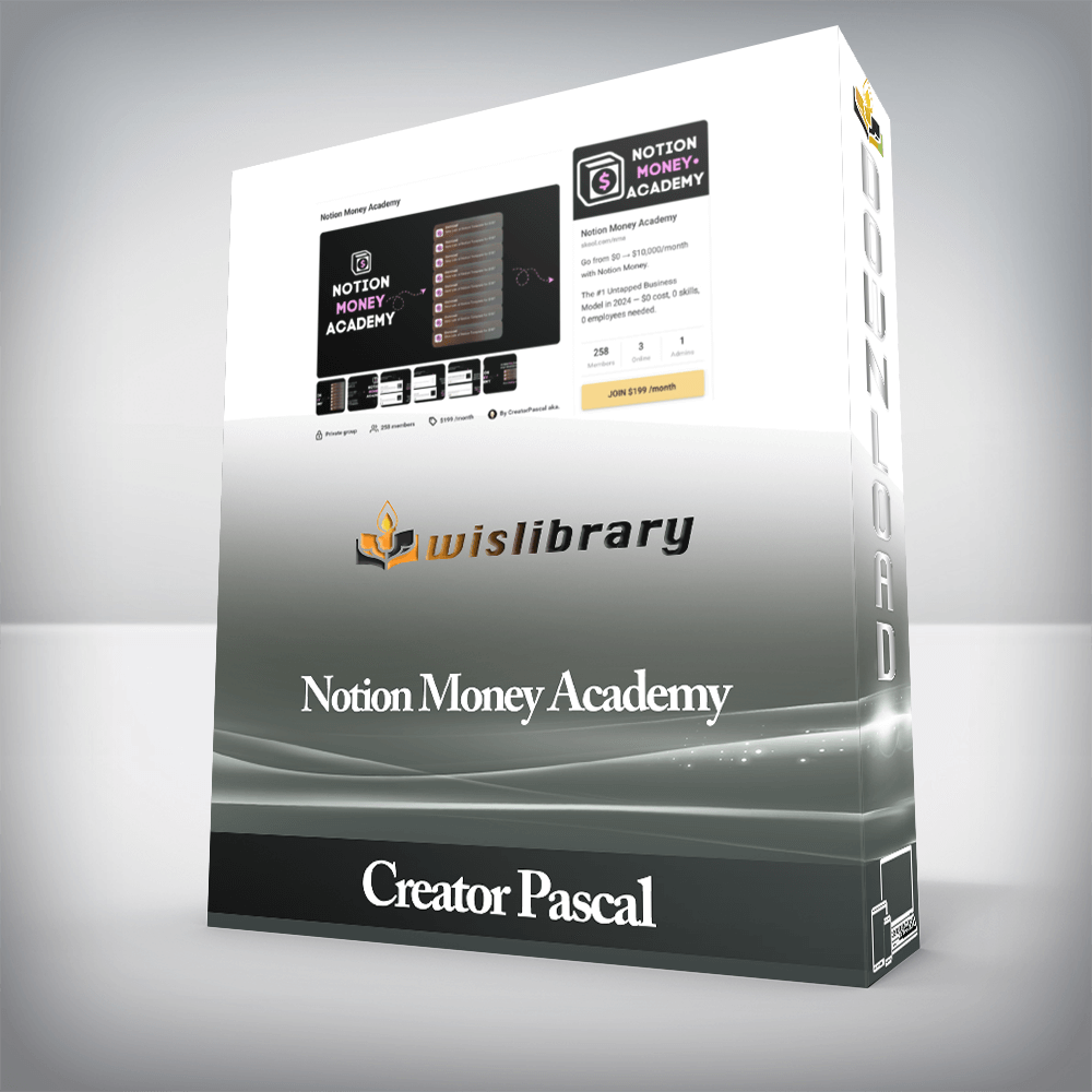 Creator Pascal - Notion Money Academy