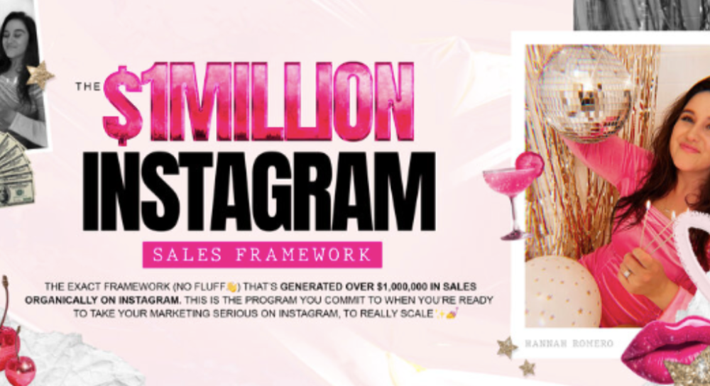 Hannah Marie Romero - $1M Instagram Sales Framework