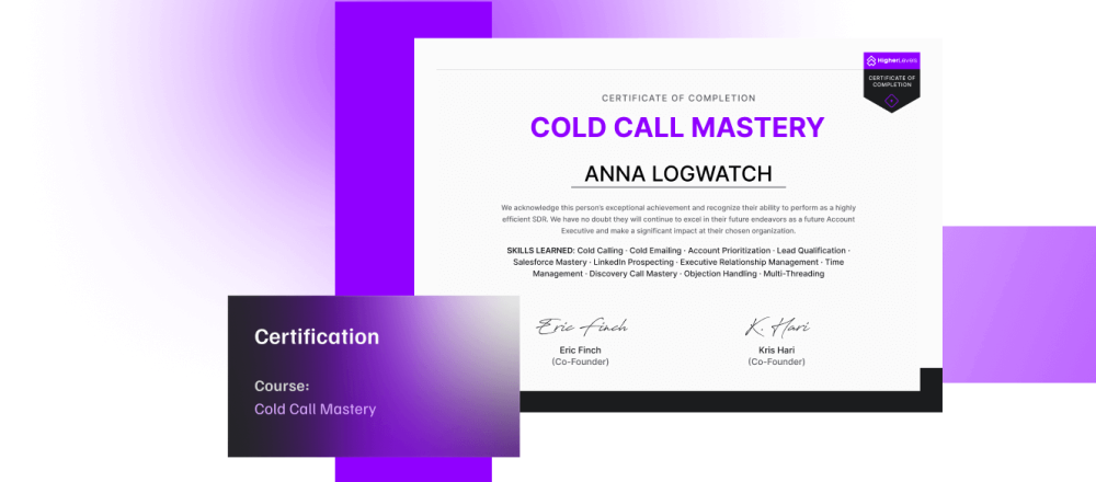 Higher Levels - Cold Call Mastery