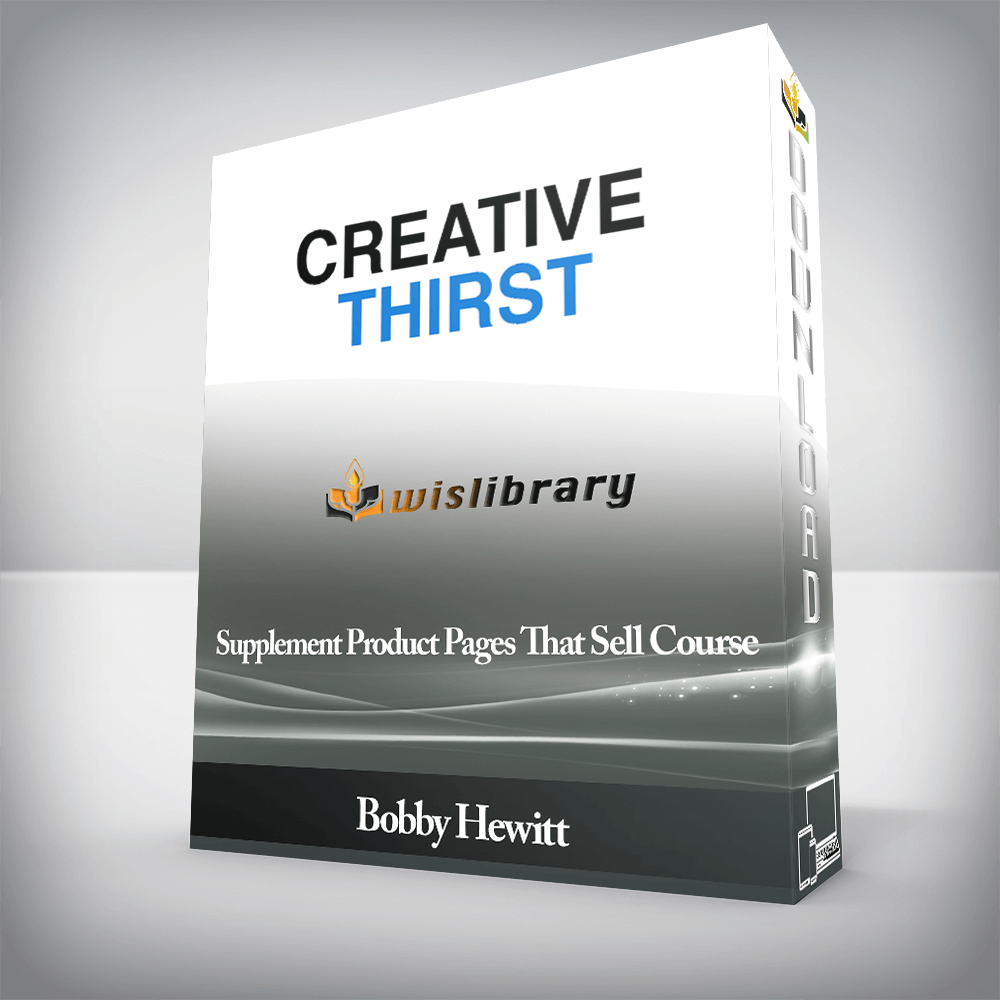 Bobby Hewitt - Supplement Product Pages That Sell Course