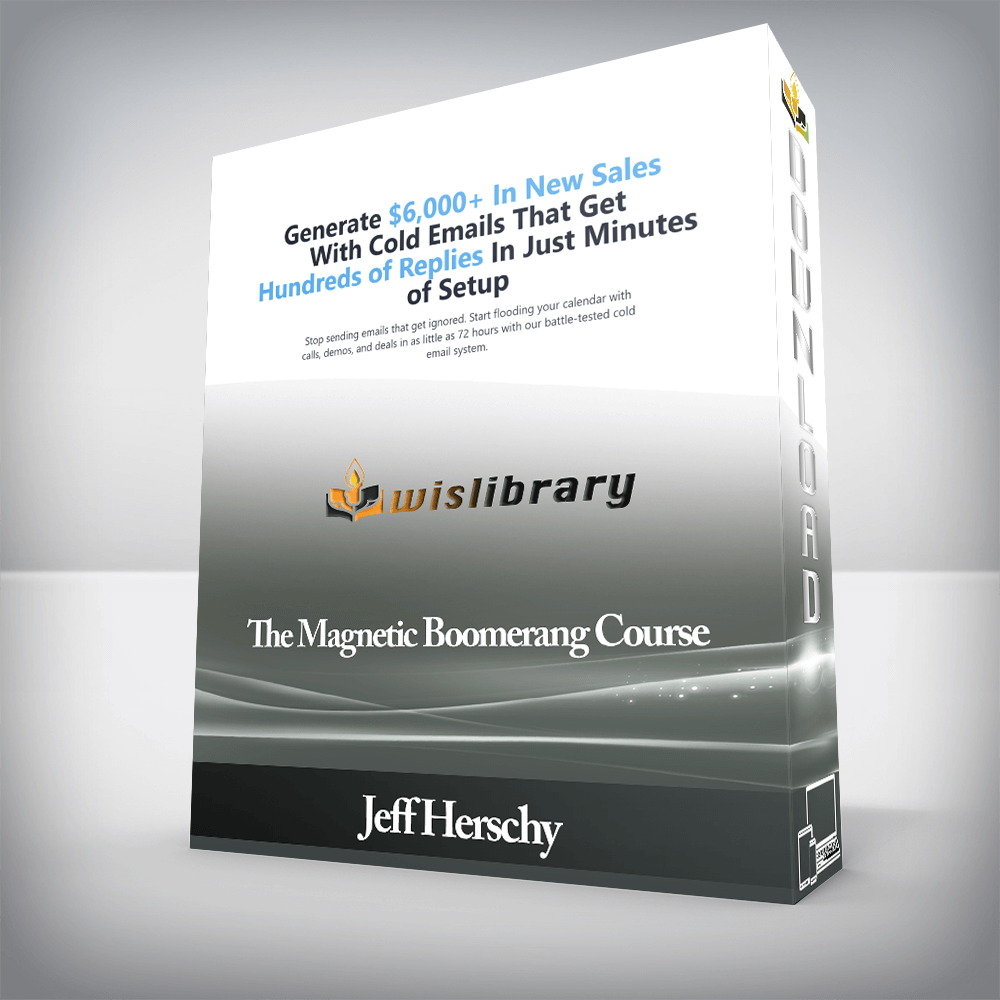 Jeff Herschy - The Magnetic Boomerang Course