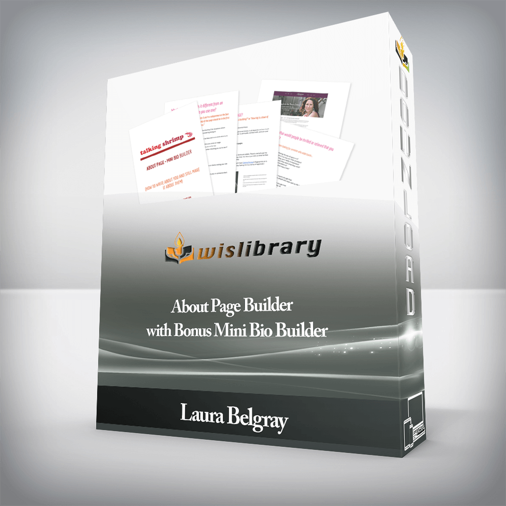 Laura Belgray - About Page Builder with Bonus Mini Bio Builder