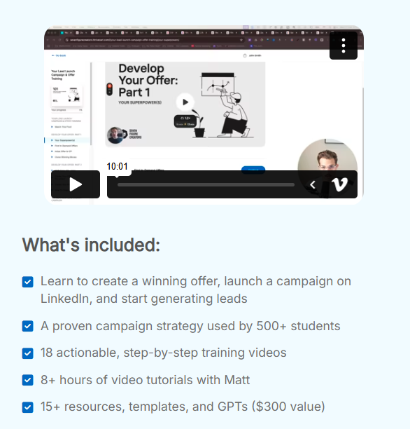 Matthew Lakajev - Lead Launch Campaign & Offer