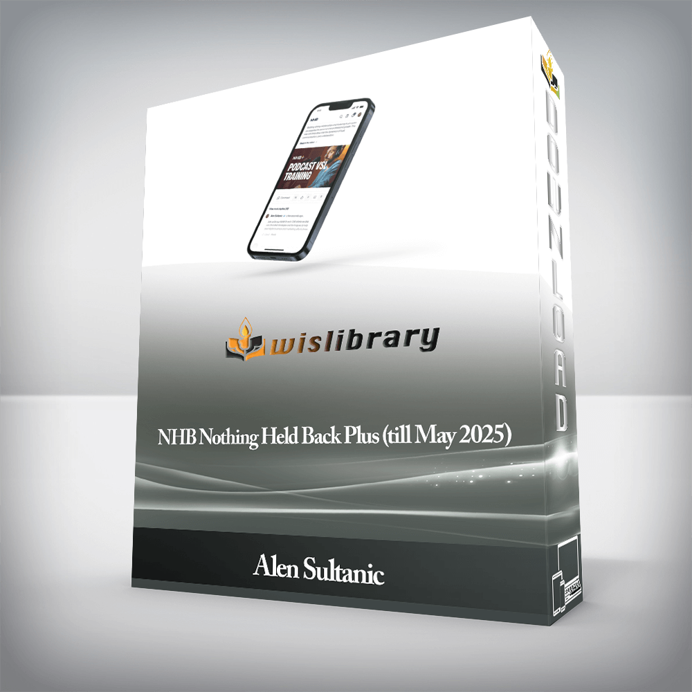 Alen Sultanic - NHB Nothing Held Back Plus (till May 2025)