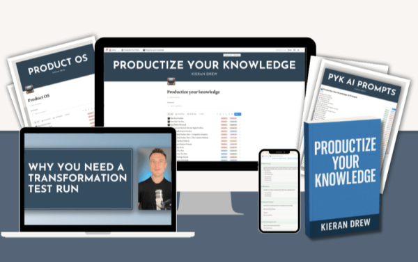 Kieran Drew - Productize Your Knowledge