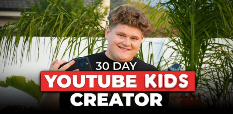 30 Day Youtube Kids Creator