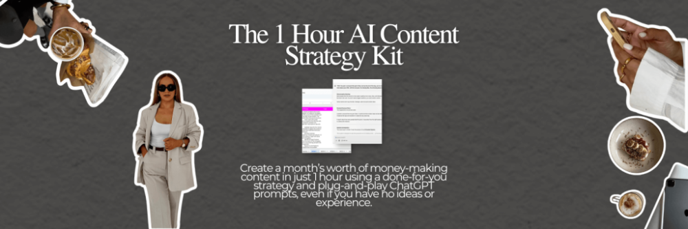 Monika Wolnicka - The 1 Hour AI Content Strategy Kit