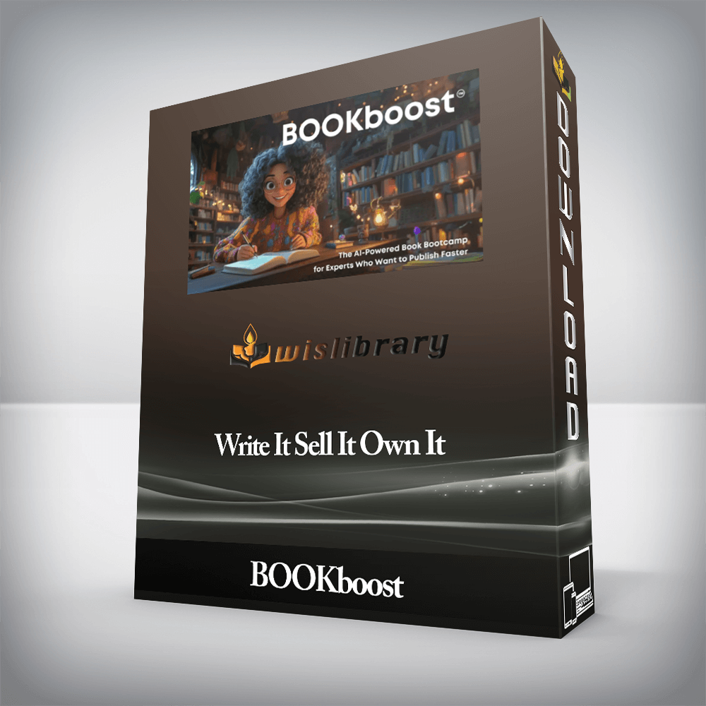 BOOKboost - Write It Sell It Own It