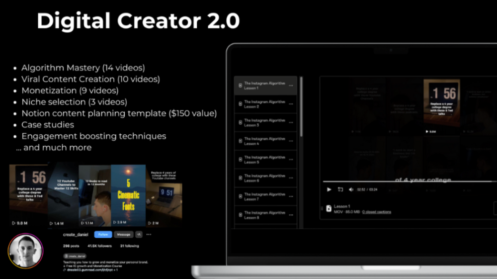 Daniel Neale - Instagram Digital Creator 2.0l