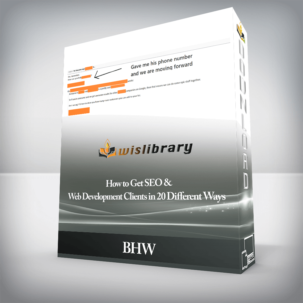BHW - How to Get SEO & Web Development Clients in 20 Different Ways