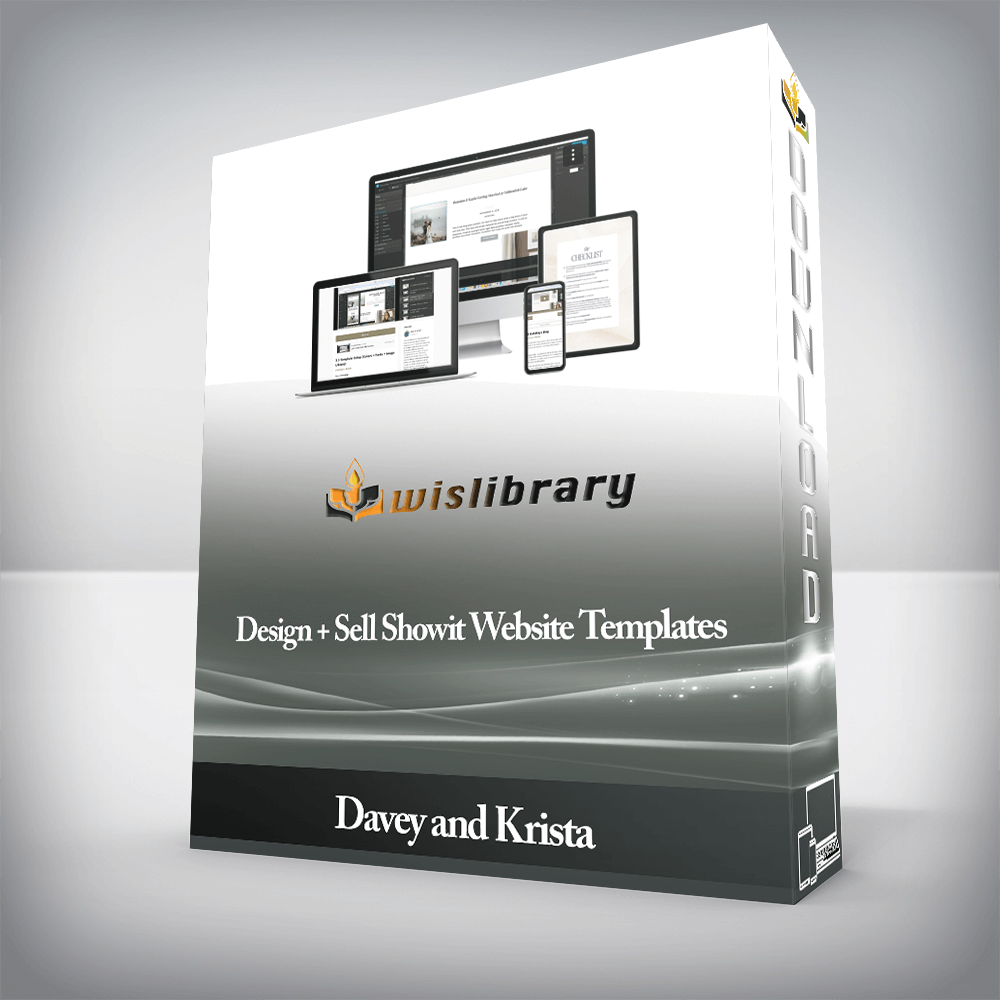 Davey and Krista - Design + Sell Showit Website Templates