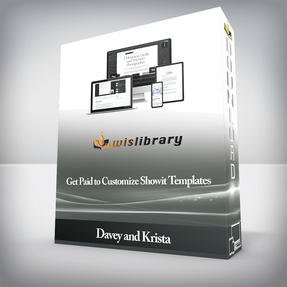 Davey and Krista - Get Paid to Customize Showit Templates