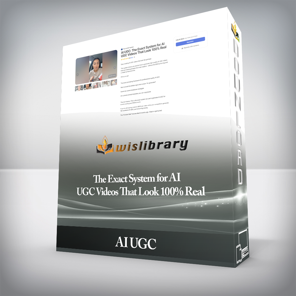 AI UGC - The Exact System for AI UGC Videos That Look 100% Real