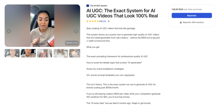 AI UGC - The Exact System for AI UGC Videos That Look 100% Real