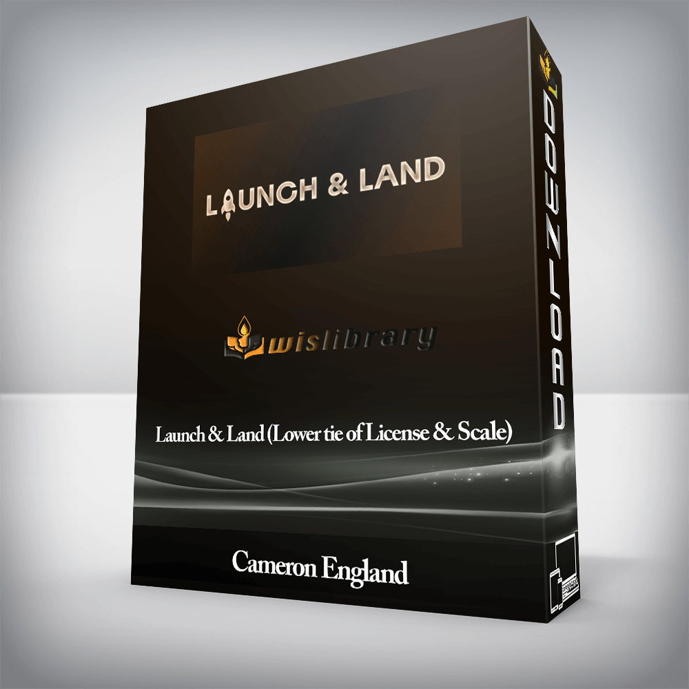 Cameron England - Launch & Land (Lower tie of License & Scale)
