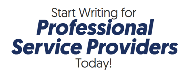 Michael Katz - How to Write for Professional Service Provider