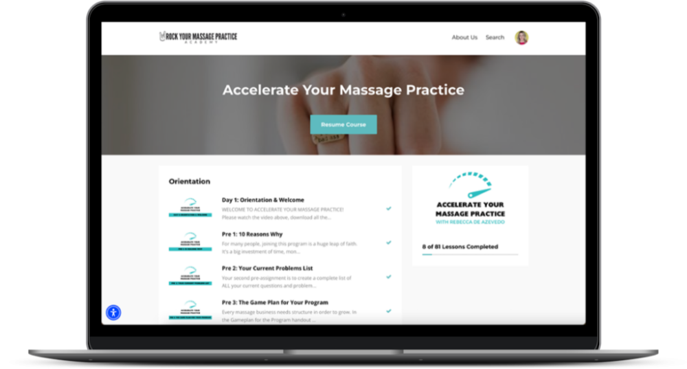 Rebecca De Azevedo - Accelerate Your Massage Practice