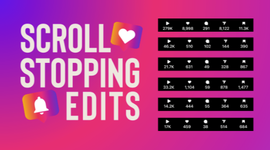 Scroll Stopping Edits - Video Editing Course