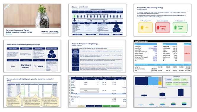 Domont Consulting - Personal Finance & Warren Buffett Investing Strategy Toolkit