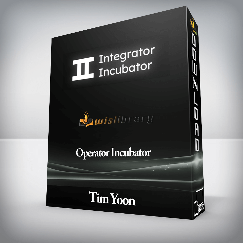 Tim Yoon - Operator Incubator