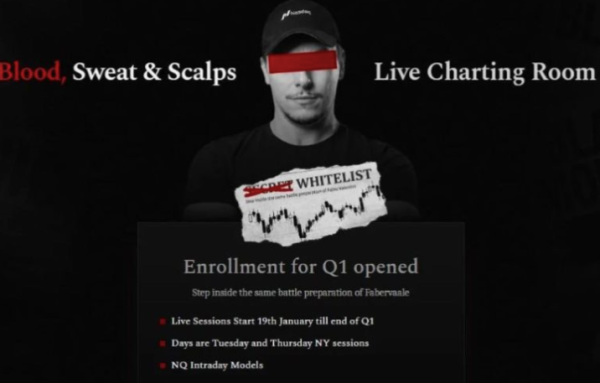 Fabervaale : Blood,Sweat & Scalping Scalping Live-Trading-Room Q1