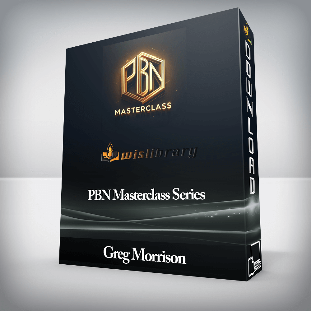 Greg Morrison - PBN Masterclass Series