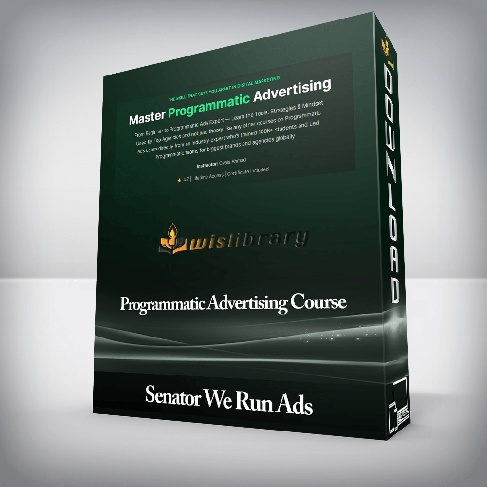 Senator We Run Ads - Programmatic Advertising Course