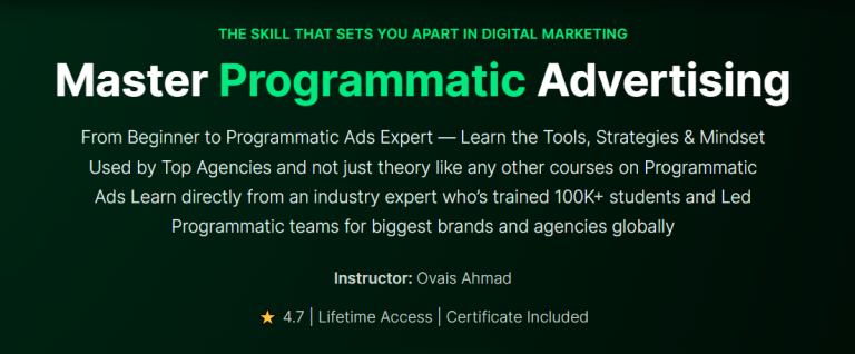 Senator We Run Ads - Programmatic Advertising Course